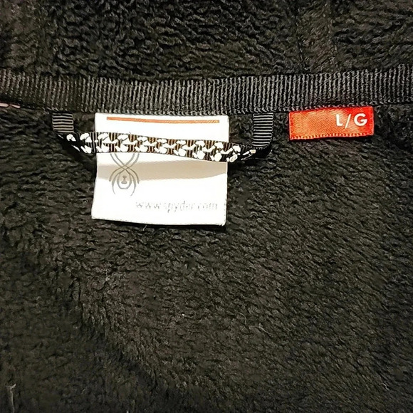 Spyder Women's Full Zip Hooded Fleece Jacket- Size Large- NWOT- never worn🖤 - Picture 3 of 8